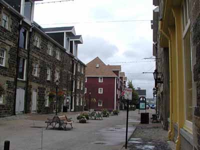 General view of the Halifax Waterfront Buildings showing the open and undeveloped spaces between the buildings. © Parks Canada Agency / Agence Parcs Canada, n.d.