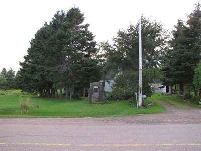 Location of plaque commemorating this transportation route © Parks Canada / Parcs Canada, 2010 (Jim Molnar)