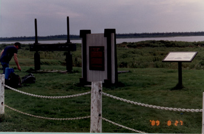 view of location of HSMBC plaque © Parks Canada / Parcs Canada, 1989