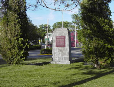 View of the location in Victoria Park of the HSMBC plaque © Nova Scotia's Electric Scrapbook, 2007 (www.ns1763.ca)