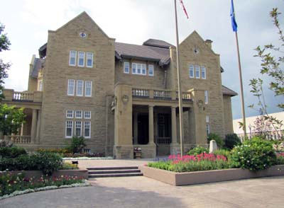 La Government House; Edmonton, Alberta © Christine Boucher, Parks Canada
