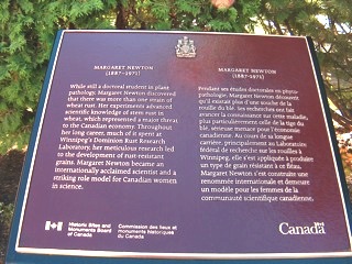 Vue de la plaque de la CLMHC (© Parks Canada / Parcs Canada)