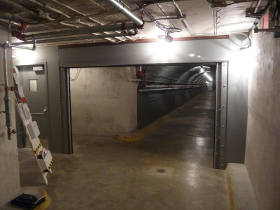 View of a corridor in the bunker © Parks Canada | Parcs Canada