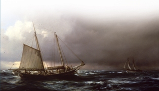 Painting of a ship