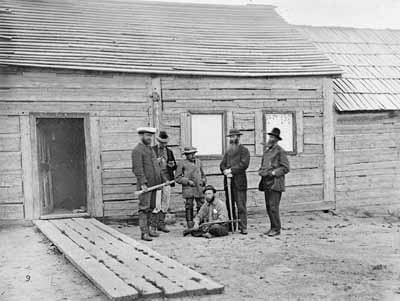 Dr. George M. Dawson and party at Fort McLeod, B.C. © Geological Survey of Canada / Bibliothèque et Archives Canada / Library and Archives Canada PA-051137