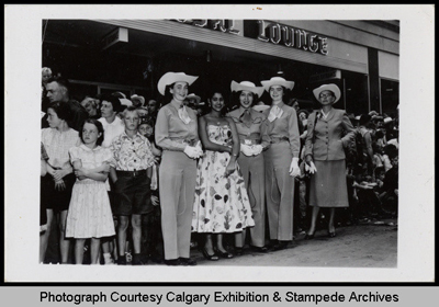 Black and white image © Calgary Exhibition & Stampede Archives