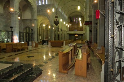 View of the central nave from the sacristy © Parks Canada | Parcs Canada
