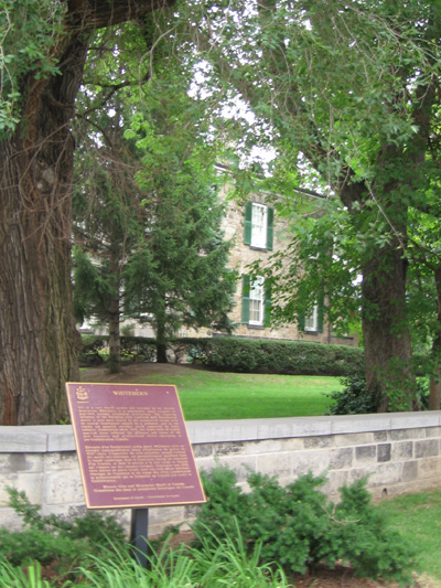 View of HSMBC plaque on front lawn of the site © Parks Canada / Parcs Canada, 1989