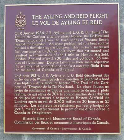 Detailed view of the HSMBC plaque © Parks Canada / Parcs Canada, n.d.