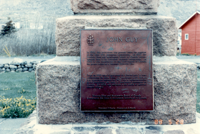 View of the HSMBC plaque (© Parks Canada / Parcs Canada, 1951)
