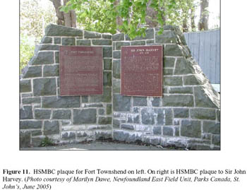 View of the HSMBC plaque and mounting © Parks Canada /Parcs Canada, 2007