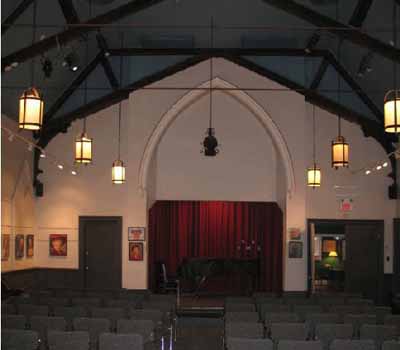 Interior view of Heliconian Hall. © Parks Canada/Parcs Canada 2007.