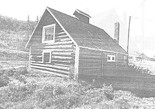 General view of the Blacksmith Shop, showing the north (front) and east elevations, 1992. (© Department of Public Works / Ministère des Travaux publics, (A & E Services -- CPS, WRO), 1992..)