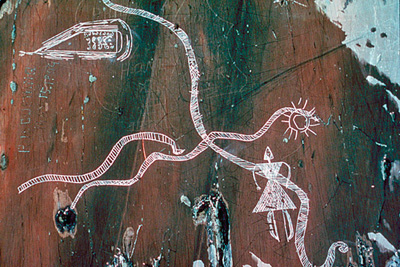 View of the petroglyphs at Kejimkujik National Historic Site of Canada. © Parks Canada Agency / Agence Parcs Canada.