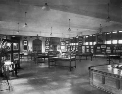 Vue historique de la salle Grey de l'Ancien édifice des Archives fédérales, vers 1930. © National Archives of Canada / Archives nationales du Canada, C-20735.