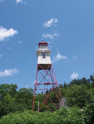 Vue générale du phare de Sand Point (© The Saint John River Society, M. Demma)