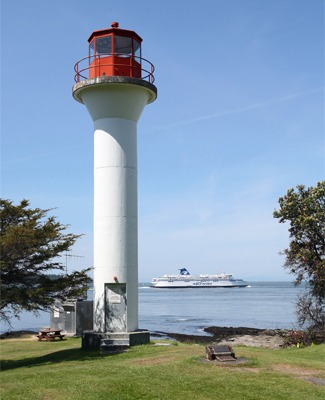 General view of Active Pass Lighthouse (© Kraig Anderson - lighthousefriends.com)