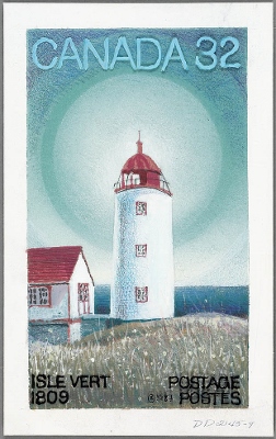 Painting produced for the Canadian Post Corporation © Library and Archives Canada | Bibliothèque et Archives Canada, Mikan 2264994.