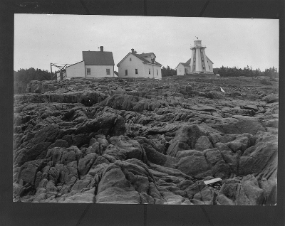 Historic photograph of Prim Point Lighthouse in Nova Scotia © Library and Archives Canada, Department of Interior | Bibliothèque et Archives Canada, Ministère de l'intérieur, PA-048374