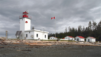 General view of Pultenay Point Lighthouse and related buildings, 2010. (© Kraig Anderson - lighthousefriends.com)
