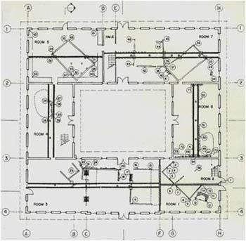 Floor plan of York Factory Depot building © © Permission Guy Masson - Guy Masson with permission