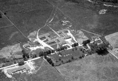 Aerial view of Camp X, 1943 © Lynn Philip Hodgson, Camp-X Photo Gallery, Camp X Official Site