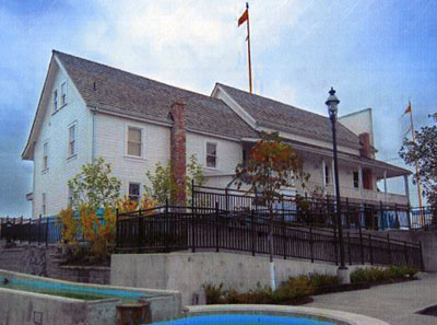 View of the side façade of the Abbotsford Sikh Temple National Historic Site of Canada, 2002. © Khalsa Diwan Society, Abbotsford
