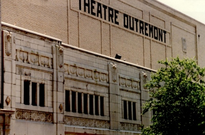 Detail of Outremont Theatre © Parks Canada Agency | Agence Parcs Canada, Nathalie Clerk, 1993.