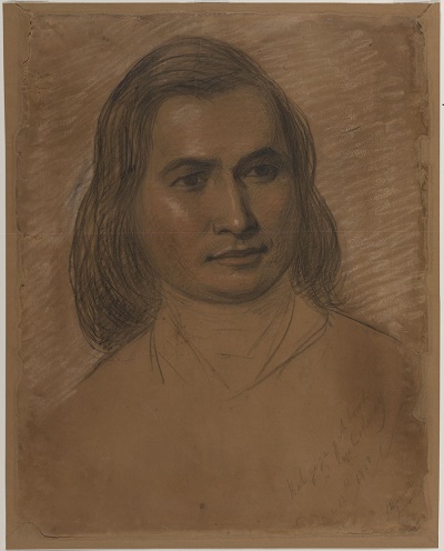 Dessin au pastel de Kahgegagahbowh (George Copway), 1850 © Library and Archives Canada, Acc. No. 1975-2-1 Source: donation from D.H. Hamly, 532 Allen St. Hawkesbury, Ontario / Bibliothèque et Archives Canada, Acc. No. 1975-2-1 Source: Don de D.H. Hamly, 532 rue Allen, Hawkesbury, Ontario