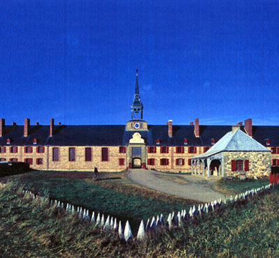 Vue générale de la Fortresse de Louisbourg. © Parks Canada Agency / Agence Parcs Canada.