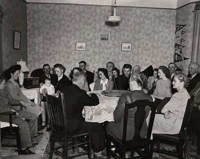 National Farm Radio Forum fonds [textual record, graphic material] (R2807-0-4-E) -- so I assume they are listening to that radio station (© Library and Archives Canada | Bibliothèque et Archives Canada)
