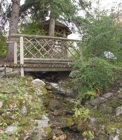Pont et pavillon de jardin © Parks Canada | Parcs Canada
