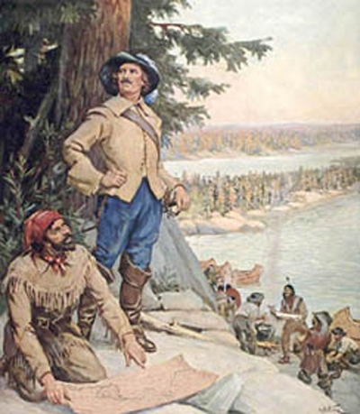La Vérendrye at the Lake of the Woods © Bibliothèque et Archives Canada | Library and Archives Canada, no d'acc 1939-60-1