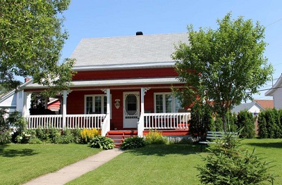 Example of a house in the city built in 135 days © Parks Canada | Parcs Canada