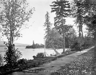 Parc Stanley, vers 1900-1925 © Albertype Company / Library and Archives Canada | Bibliothèque et Archives Canada / PA-031676