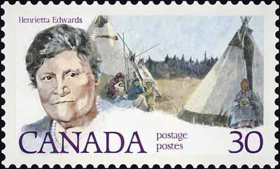 Henrietta Edwards (© Canada Post Corporation | Société canadienne des postes / Bibliothèque et Archives Canada | Library and Archives Canada)