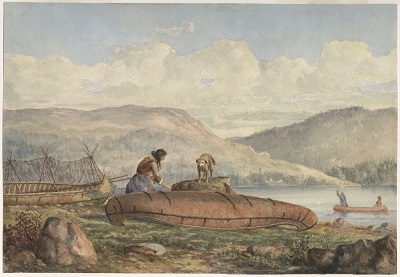 Miss Le Ronde, Hudson Bay Post, Lake Nipigon © Library and Archives Canada | Bibliothèque et Archives Canada, Acc. No. 1989-492-5