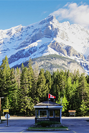 Banff National Park gate