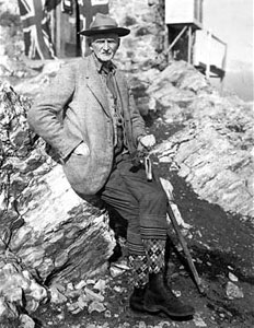 Norman Sanson at the Sulphur Mountain Cosmic Ray Station 