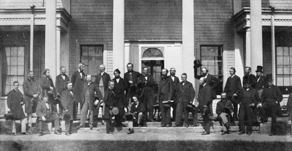 Photo of the Fathers of Confederation