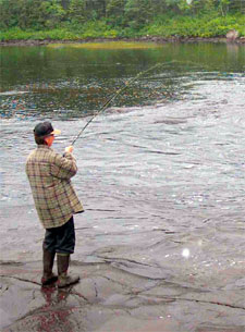 Man fishing 