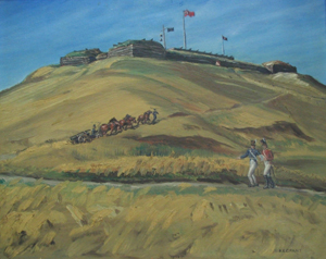 Image of oil painting depicting the third Citadel 