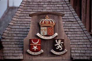 Coats of arms at the Habitation 