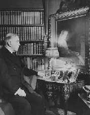 King in his study at Laurier House circa 1940's