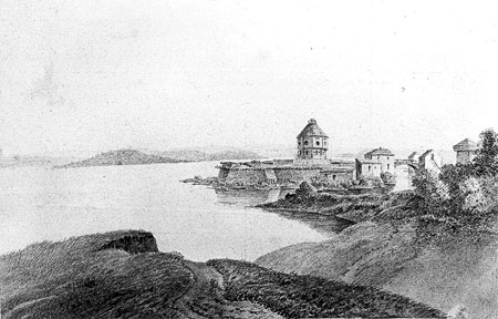 The Coteau-du-Lac Fort, 1824