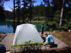 Tent set-up