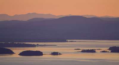 Sunset at Mount Warburton-Pike, Saturna Island
