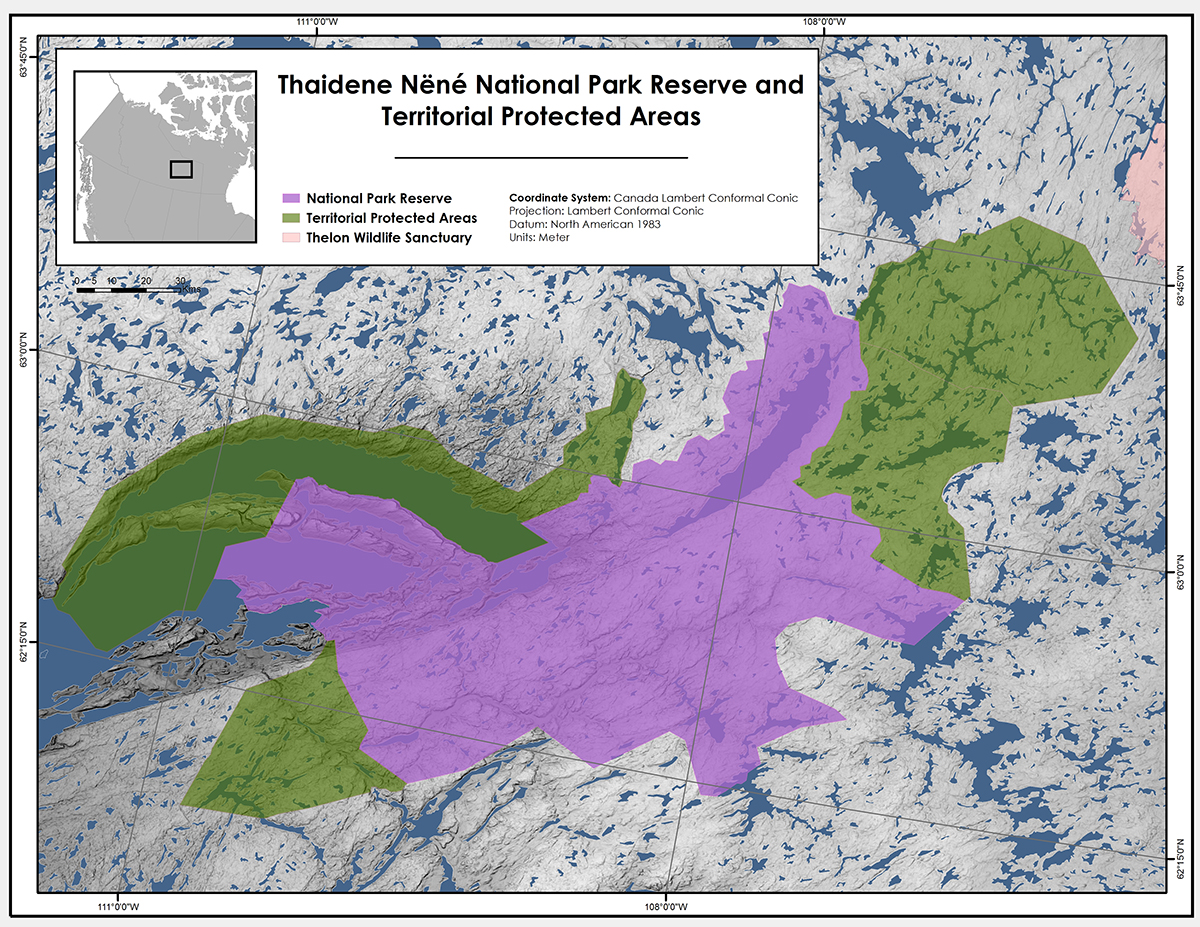 Image result for thaidene nene national park map