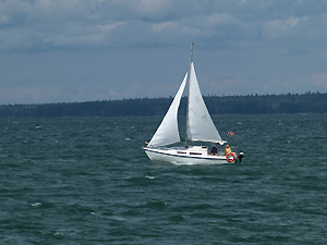 Sailboating