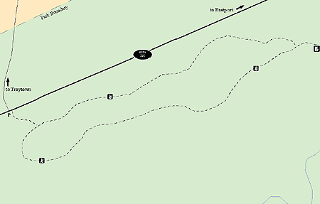 Map of Louil Hill Trail